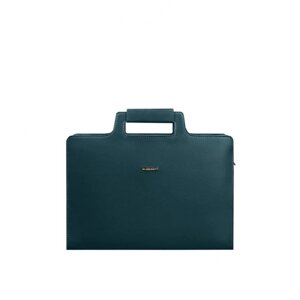 Жіноча шкіряна сумка для ноутбука та документів BlankNote 15 Dark Green (BN-BAG-36-malachite) в Дніпропетровській області от компании интернет-магазин "БЫТПРОМТОРГ"