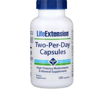 Вітамінно-мінеральний комплекс Life Extension Two-Per-Day Capsules 120 Caps