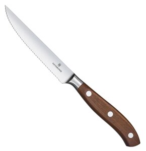 Кухонний Ніж Victorinox Grand Maitre Wood Steak 120 мм дерево (7.7200.12WG)