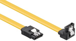 Кабель накопичувача Lucom SATA 7p M/M  0.5m 90°вниз 6Gbps Latch жовтій (62.09.8214) в Дніпропетровській області от компании интернет-магазин "БЫТПРОМТОРГ"