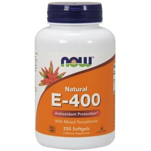 Вітамін E NOW Foods Vitamin E-400 MT 250 Softgels в Дніпропетровській області от компании интернет-магазин "БЫТПРОМТОРГ"