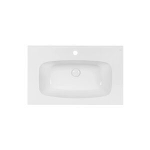 Раковина Qtap Albatross 5H 800х500х210 White з донним клапаном QT01115080HW в Дніпропетровській області от компании интернет-магазин "БЫТПРОМТОРГ"