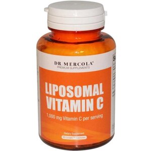 Вітамін C Dr. Mercola Liposomal Vitamin C 1000 mg 60 Licaps Caps в Дніпропетровській області от компании интернет-магазин "БЫТПРОМТОРГ"