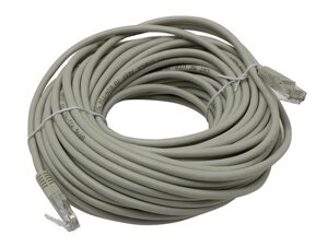 Патч корд MHZ RJ45 LAN 13525-10 20 м Сірий (007477)