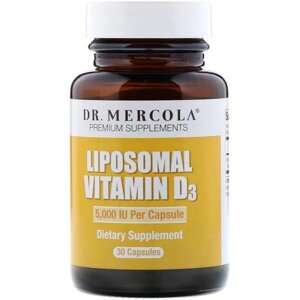 Вітамін D Dr. Mercola Liposomal Vitamin D3 5,000 IU 30 Caps в Дніпропетровській області от компании интернет-магазин "БЫТПРОМТОРГ"