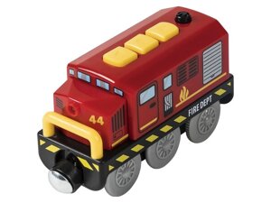 Пожежний поїзд для дерев'яної залізниці Playtive Junior