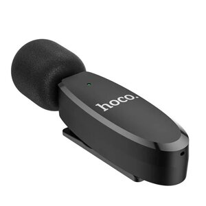 Мікрофон петличка бездротовий HOCO L15 Black