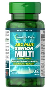 Вітамінно-мінеральний комплекс Puritan's Pride ABC Plus Senior Multivitamin 60 Caplets