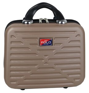 Бьюті-кейс GD Polo з ABS пластику 12L Бежевий (S1645434-1 beige)