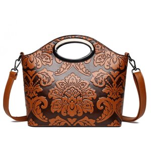 Сумка Italian Bags Pano 26х10х25,5 см Коричневий (id_1391)