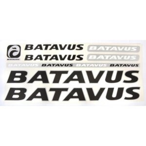Наклейка Batavus на раму велосипеда Чорний (NAK038)