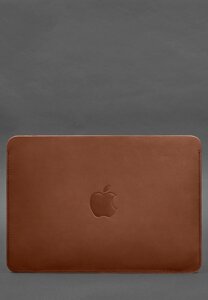 Шкіряний чохол для MacBook Air 15-inch (2023) Світло-коричневий BlankNote