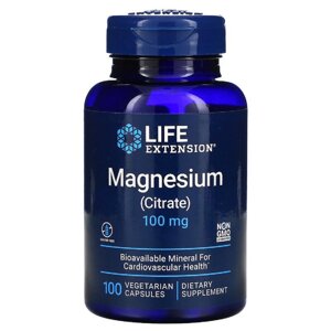 Цитрат Магнію, Magnesium (Citrate), Life Extension, 160 мг, 100 Капсул в Дніпропетровській області от компании интернет-магазин "БЫТПРОМТОРГ"