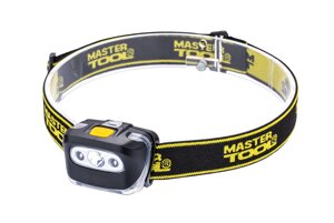 Ліхтар налобний MASTERTOOL 4 режими 55х35х40 мм CREE XT-E WHITE LED+2xRED LED 3xAAA ABS 94-0813 в Дніпропетровській області от компании интернет-магазин "БЫТПРОМТОРГ"