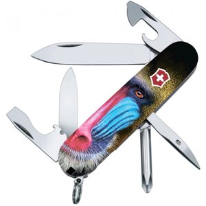 Складаний ніж Victorinox Tinker Animal 91 мм 13 функцій Мавпа Мандріл (1.4603.3_F1070pw)