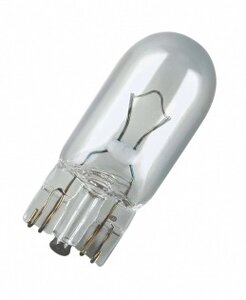 Автолампа ук. OSRAM 2825 W5W 12V W2, 1X9, 5D 5X10FS