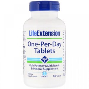 Вітамінно-мінеральний комплекс Life Extension One-Per-Day 60 Tabs