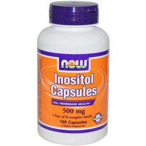 Інозитол NOW Foods Inositol 500 mg 100 Caps в Дніпропетровській області от компании интернет-магазин "БЫТПРОМТОРГ"