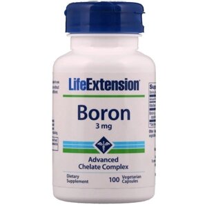 Мікроелемент Бор Life Extension Boron 3 mg 100 Caps LEX-16611 в Дніпропетровській області от компании интернет-магазин "БЫТПРОМТОРГ"