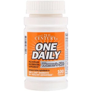 Вітамінно-мінеральний комплекс 21st Century One Daily Woman's 50+, Multivitamin Multimineral 100 Tabs