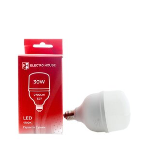 LED лампа Т100 E27 30 Вт 4100К