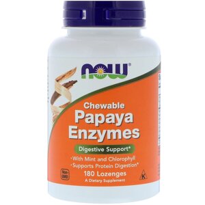 Травні ферменти папаї Now Foods Papaya Enzymes 180 таблеток (NF2970) в Дніпропетровській області от компании интернет-магазин "БЫТПРОМТОРГ"