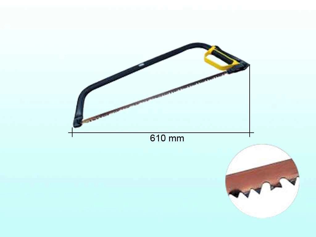 Пила лучкова (610мм) з ергоном. ручкой 14-6906 ТМ MASTER TOOL від компанії інтернет-магазин "БИТПРОМТОРГ" - фото 1