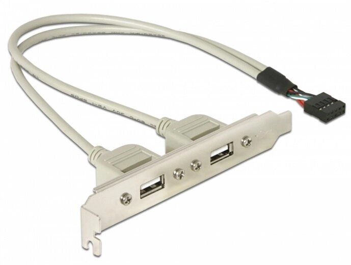 Планка корпусна Lancom USB2.0 Ax2-PinHeader 0.30 Slot Bracket Сірий (78.01.4334) від компанії інтернет-магазин "БИТПРОМТОРГ" - фото 1