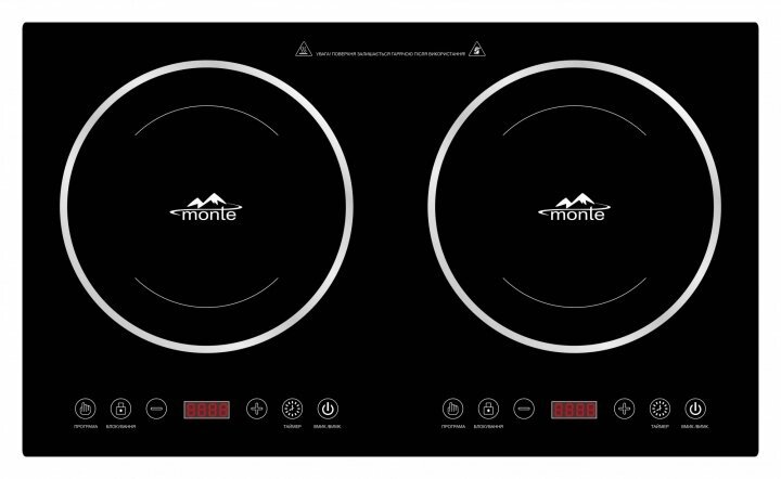 Плита індукційна Monte MT-2115 (38811389) від компанії інтернет-магазин "БИТПРОМТОРГ" - фото 1