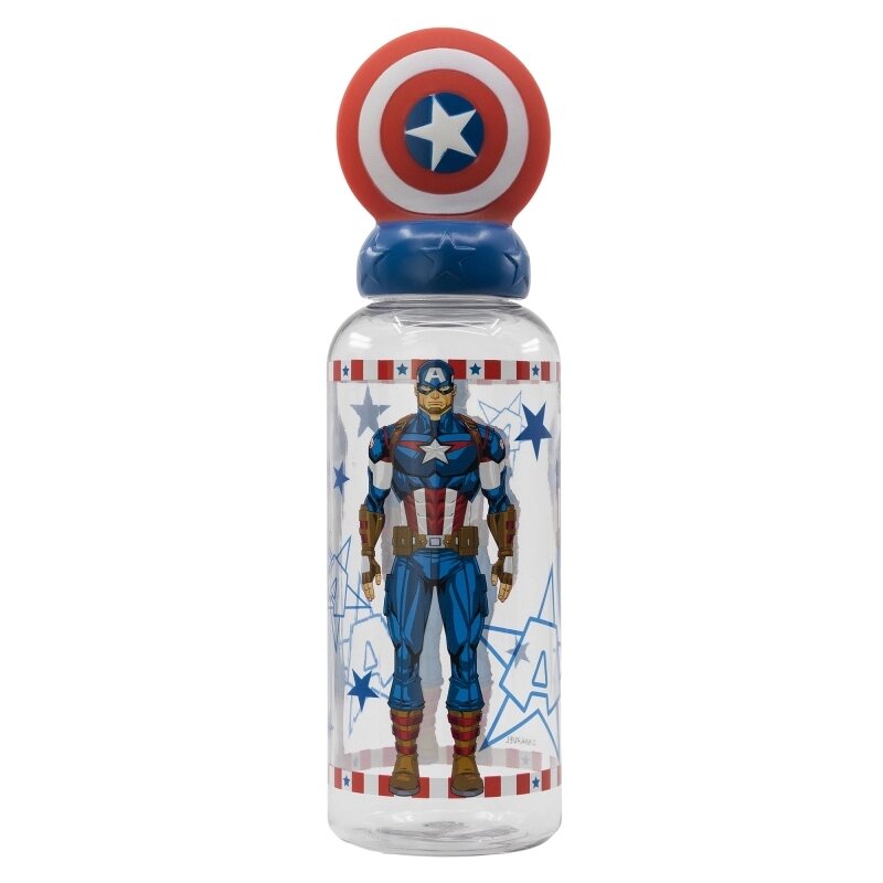 Пляшка пластикова дитяча 560 мл Stor Avengers Captain America (74851) від компанії інтернет-магазин "БИТПРОМТОРГ" - фото 1