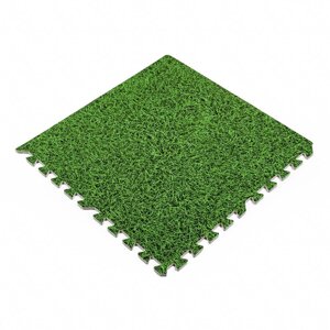 Підлога пазл - модульне підлогове покриття 600x600x10мм зелена трава (МР4)