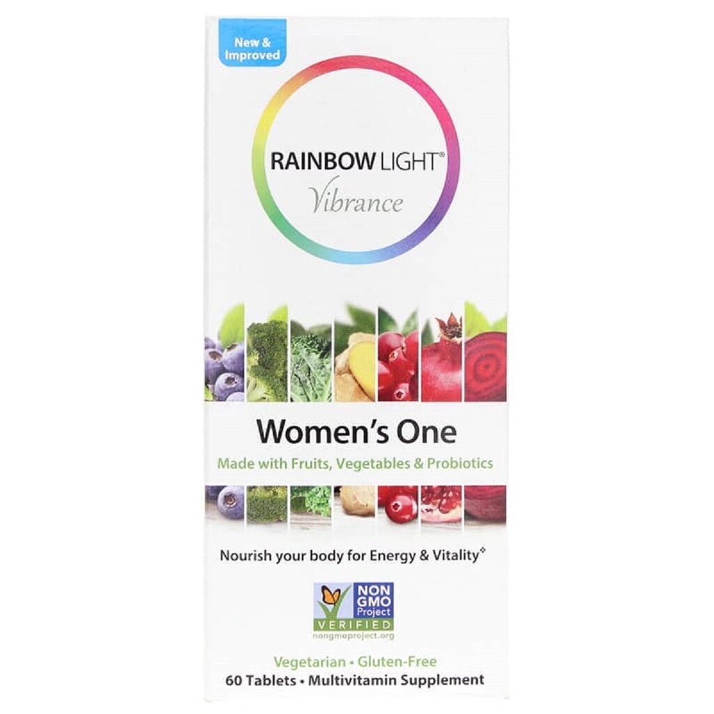 Полівітаміни для жінок, Women's One Vibrance, Rainbow Light, 60 таблеток від компанії інтернет-магазин "БИТПРОМТОРГ" - фото 1