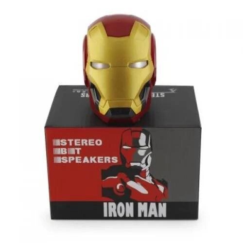 Портативна бездротова Bluetooth колонка OPT-TOP Iron Man micro-USB SD/microSD/TF Card від компанії інтернет-магазин "БИТПРОМТОРГ" - фото 1