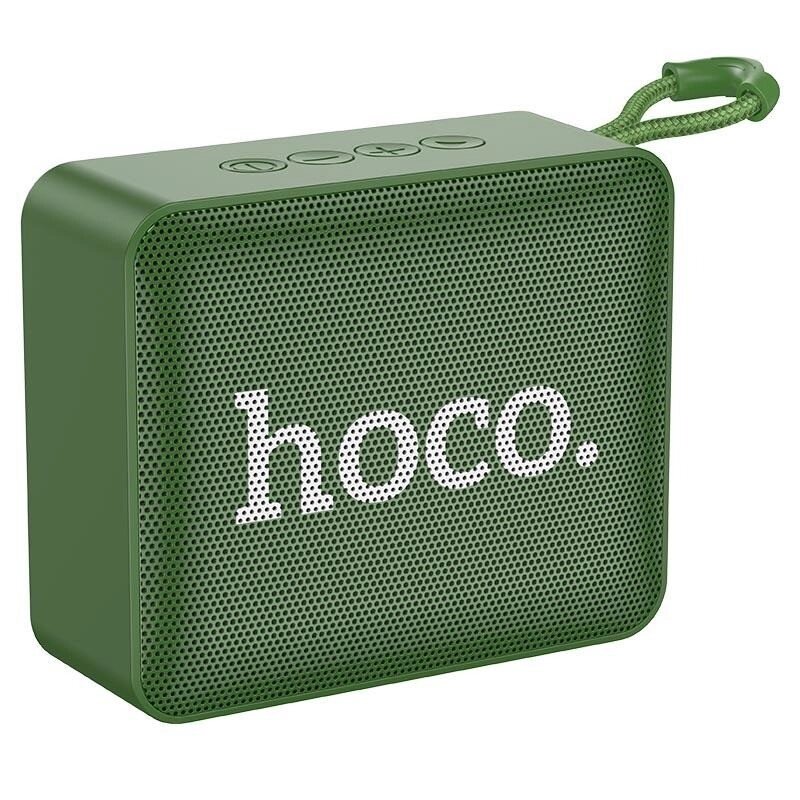 Портативна Bluetooth колонка Hoco Gold brick BS51 Green від компанії інтернет-магазин "БИТПРОМТОРГ" - фото 1