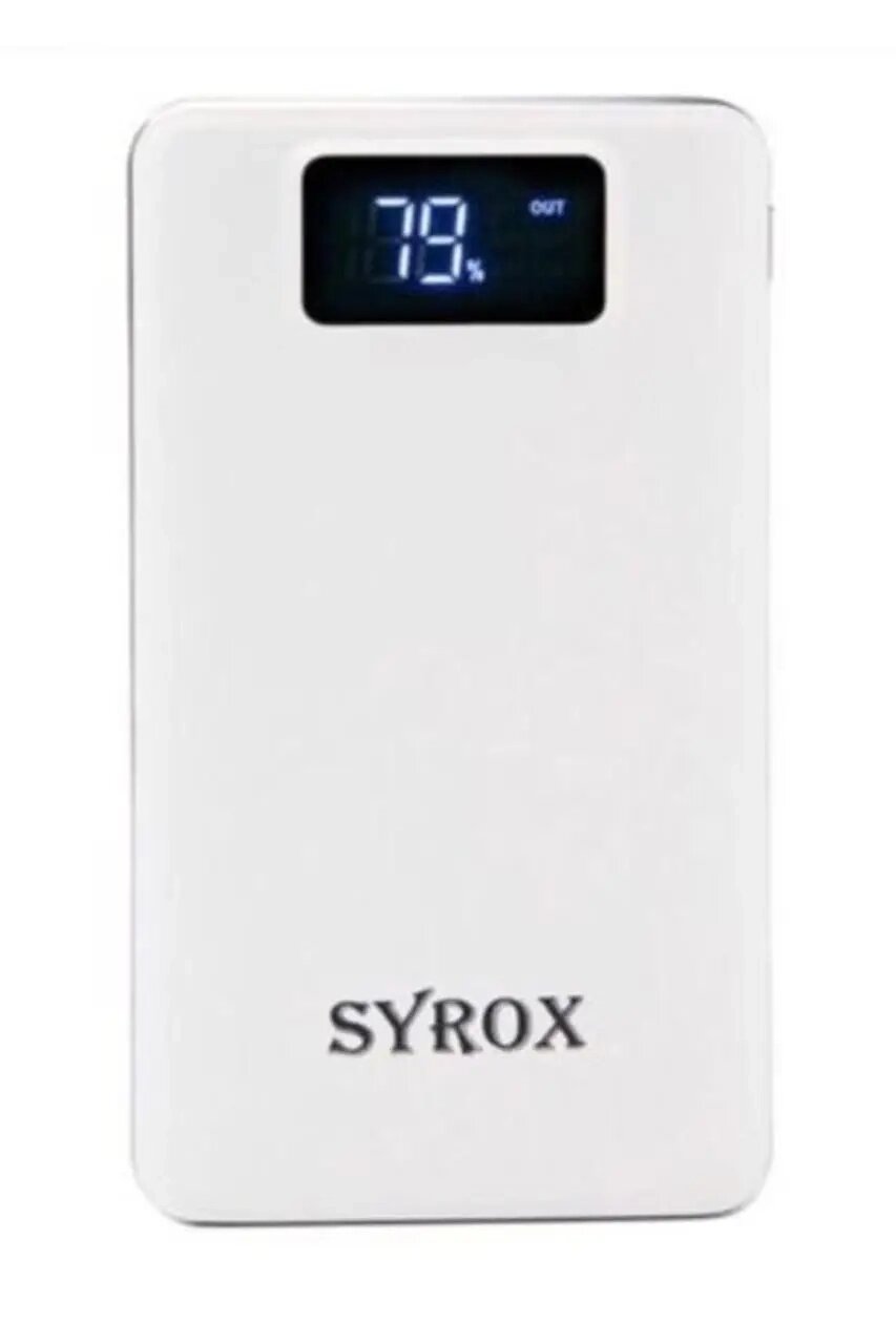 Портативний компактний зарядний пристрій Power Bank Syrox PB107 20000 mAh білий (1756375701) від компанії інтернет-магазин "БИТПРОМТОРГ" - фото 1