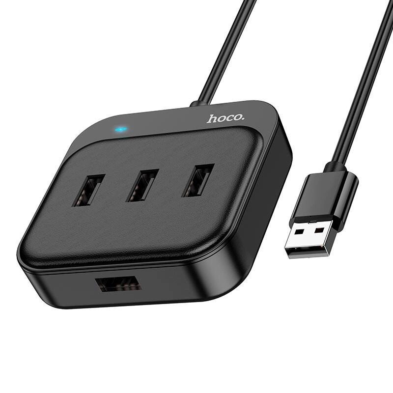 Розгалужувач USB HUB 4 у 1 HOCO Easy HB31 USB 2.0 від компанії інтернет-магазин "БИТПРОМТОРГ" - фото 1