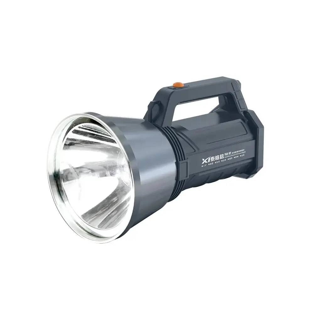 Ручний ліхтар-прожектор TGX K2 13 Вт Чорний від компанії інтернет-магазин "БИТПРОМТОРГ" - фото 1
