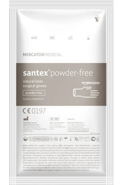 Рукавички хірургічні латексні Mercator Medical Santex Powder-Free 7.0 Кремові 1 пара (00-00000161) від компанії інтернет-магазин "БИТПРОМТОРГ" - фото 1