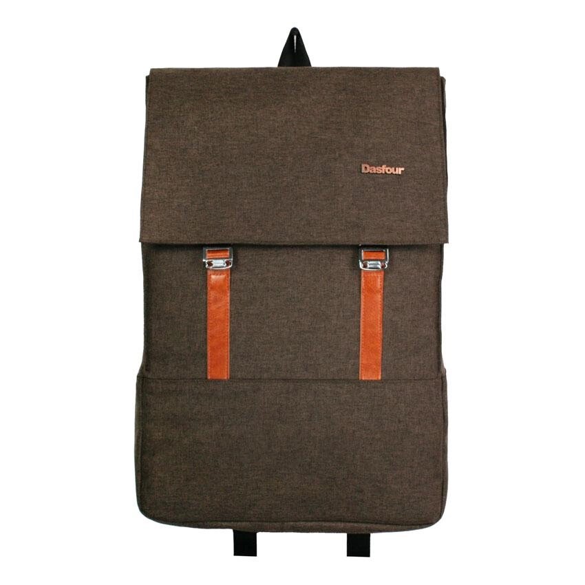 Рюкзак Dasfour City Flap Shot 15.6'' Brown (20622) від компанії інтернет-магазин "БИТПРОМТОРГ" - фото 1