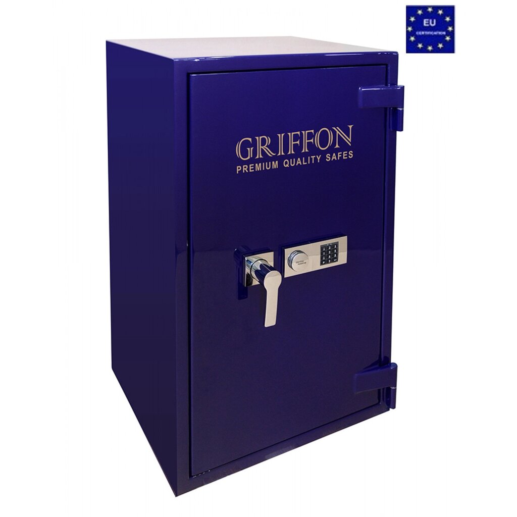 Сейф злостійкий Griffon CLE III. 110. E COMBI GLOSS BLUE від компанії інтернет-магазин "БИТПРОМТОРГ" - фото 1