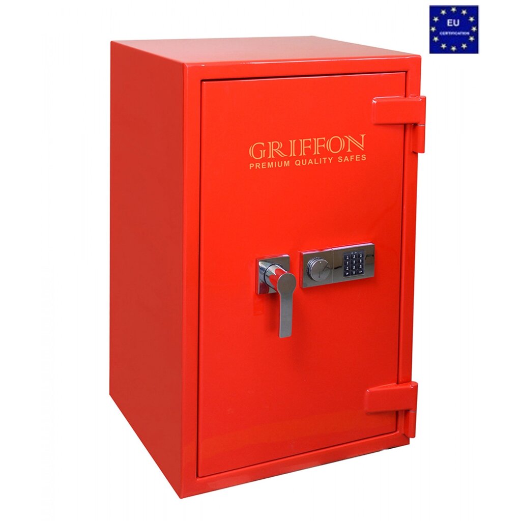 Сейф злостійкий Griffon CLE III. 95. E COMBI GLOSS RED від компанії інтернет-магазин "БИТПРОМТОРГ" - фото 1