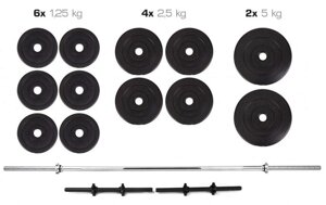 Штанга + Гантелі Набір 38 кг (Гриф 160 см)