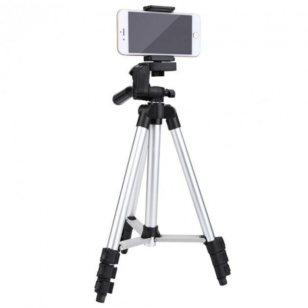 Штатив телескопічний для телефону/фотоапарата Tripod 3110 Black 105 см від компанії інтернет-магазин "БИТПРОМТОРГ" - фото 1