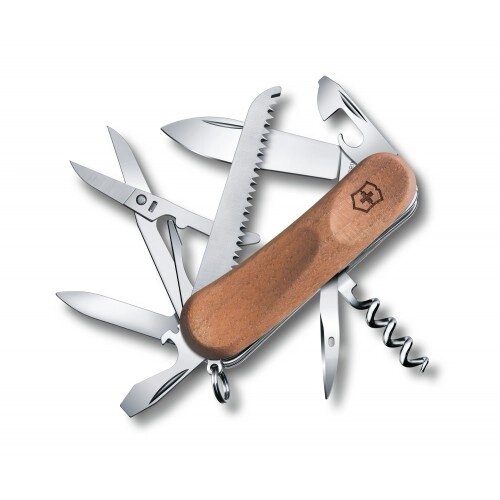 Швейцарський ніж Victorinox EvoWood 17 85 мм 13 функцій Світлий горіх (2.3911.63) від компанії інтернет-магазин "БИТПРОМТОРГ" - фото 1