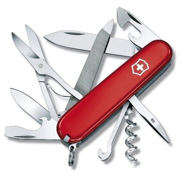 Швейцарський ніж Victorinox Mountaineer 91 мм 18 функцій Червоний (1.3743) від компанії інтернет-магазин "БИТПРОМТОРГ" - фото 1