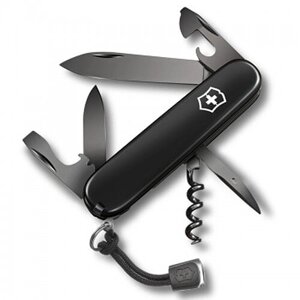 Швейцарський ніж Victorinox Spartan Onyx Black 91 мм, 12 функцій, чорний (1.3603.31P)