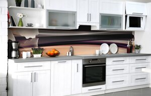 Скинали на кухню Zatarga «Закрите суспільство» 600х2000 мм вінілова 3Д Наліпка кухонний фартух самоклеюча
