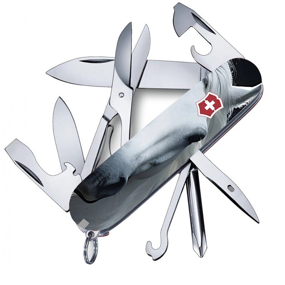 Складаний ніж Victorinox Super Tinker Animal 91 мм 15 функцій Кінь (1.4703.7_F1090pw) від компанії інтернет-магазин "БИТПРОМТОРГ" - фото 1