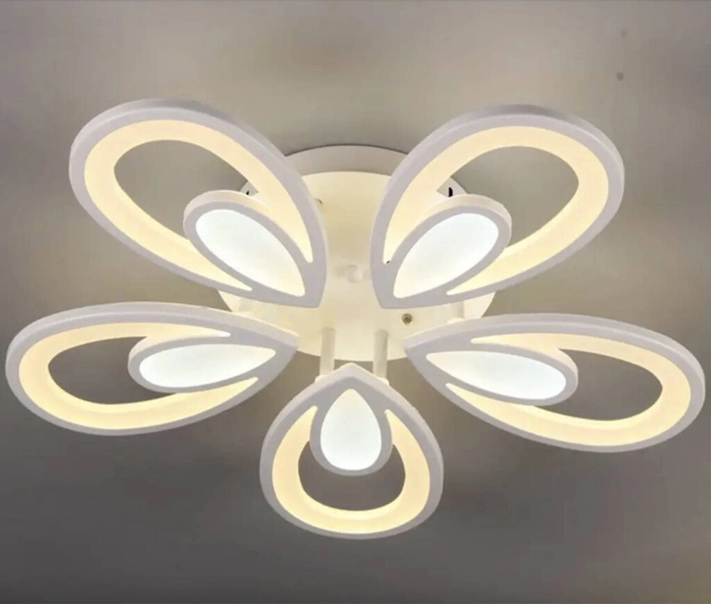 Стельова LED люстра світлодіодний світильник Sunlight білий Y1132/5 від компанії інтернет-магазин "БИТПРОМТОРГ" - фото 1