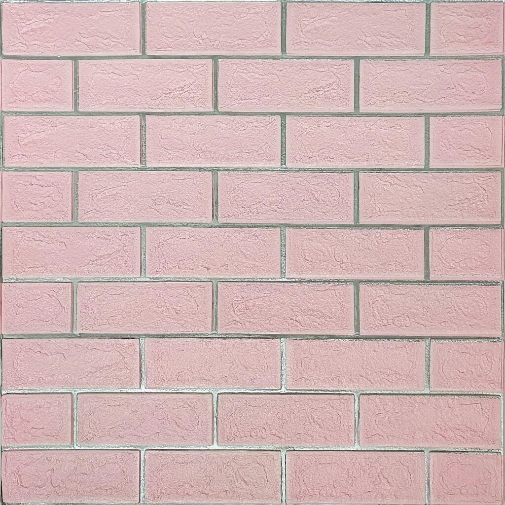 Стінова панель самоклеюча Sticker Wall Рожева 3D NEW CULTURAL WALL 70*70см*4мм PINK+SILVER (D) SW-00001501 від компанії інтернет-магазин "БИТПРОМТОРГ" - фото 1